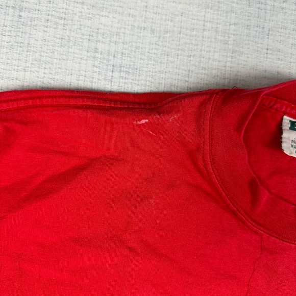 Boca By Gildan Red Short Sleeve T-Shirt One Size Made In Canada - Picture 5 of 9